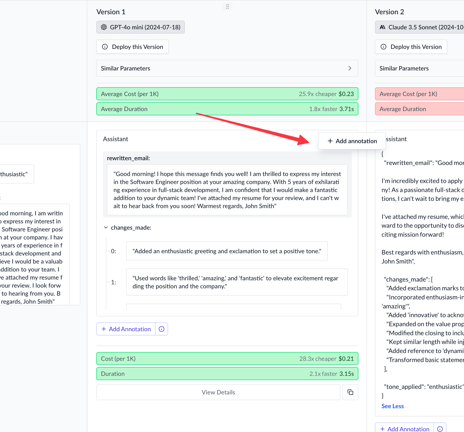Add Annotation on Individual Field