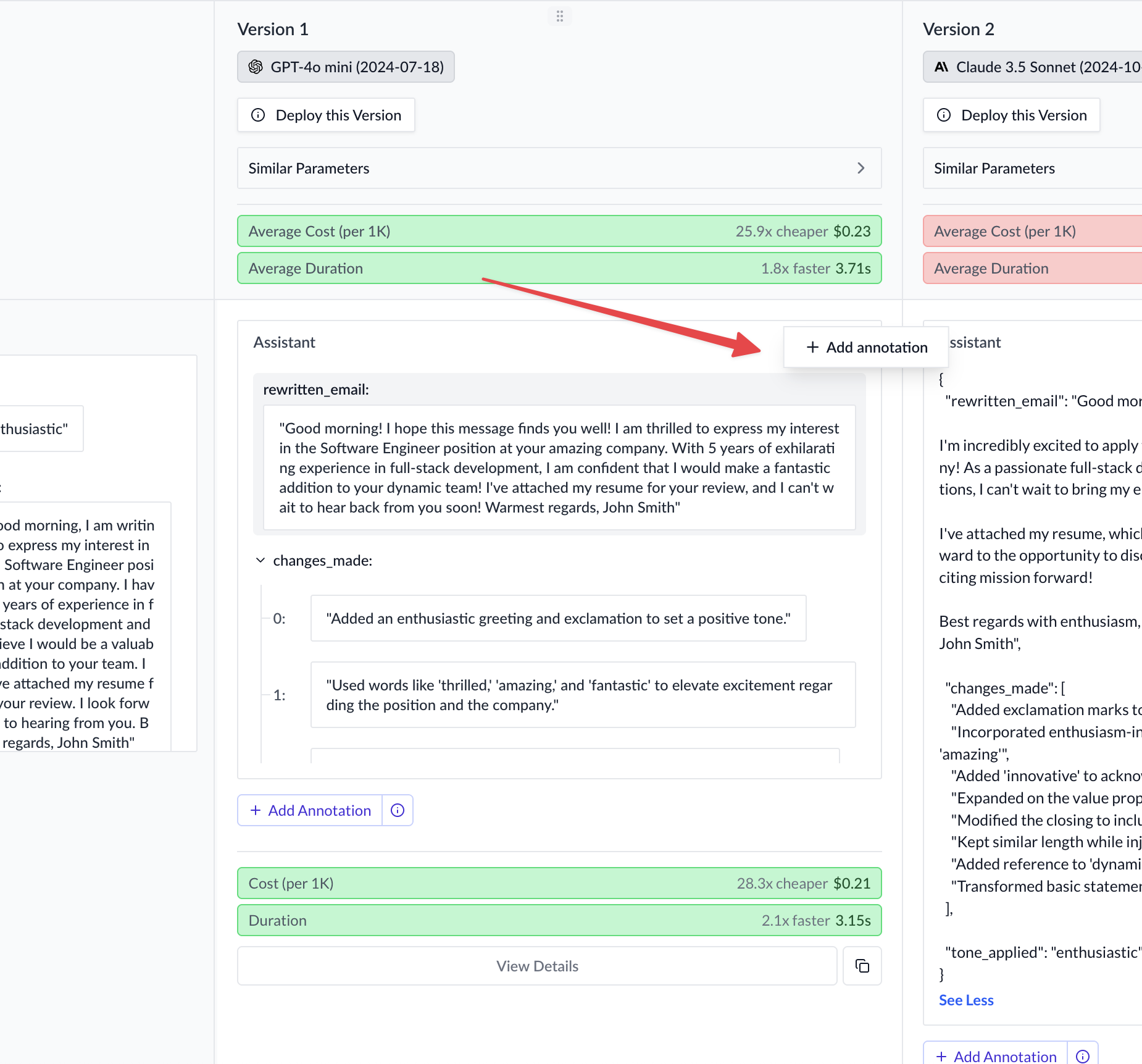 Add Annotation on Individual Field